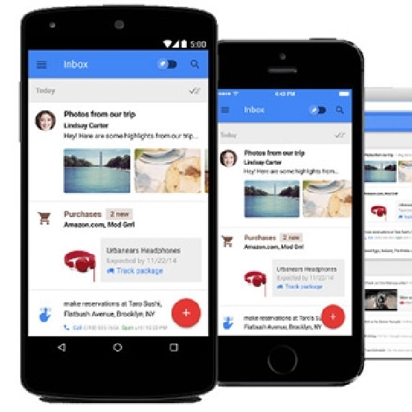 Kini Aplikasi Inbox by Gmail Mampu Berjalan di Tablet Android, iPad, dan Firefox