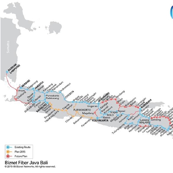 Perluas Jaringan Internet, Biznet Selesaikan 1700 Km Jaringan Fiber Optik Jawa Bali