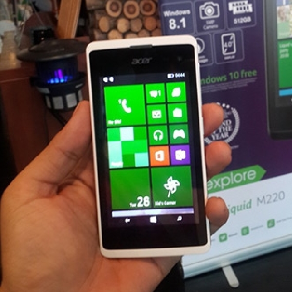 Bangkitkan Potensi Saing Windows Phone, Acer Luncurkan Smartphone Perdananya, Liquid M220