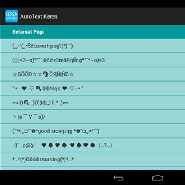 AutoText Keren, Aplikasi Teks Otomatis Android dengan Segudang Koleksi Autotext