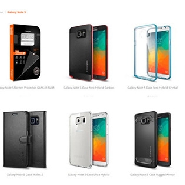 Spigen Akan Meluncurkan Case Untuk Samsung Galaxy Note 5