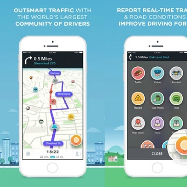Aplikasi Navigasi Waze Terima Perubahan Total