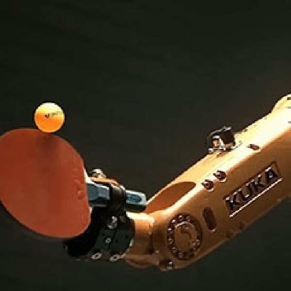 Atlit Profesional Susah Payah Kalahkan Robot Tenis Meja Dari Kuka Robots