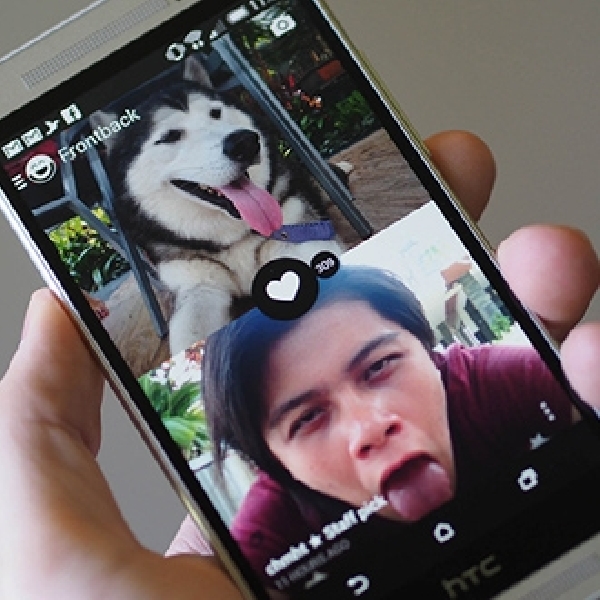 Frontback, Aplikasi Selfie Menggunakan Kamera Ganda