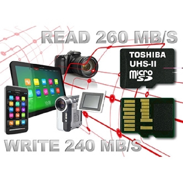 Toshiba Ciptakan MicroSD Tercepat di Dunia