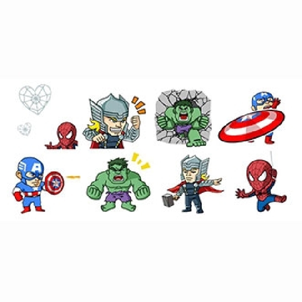 WeChat Hadirkan Stiker Animasi Marvel