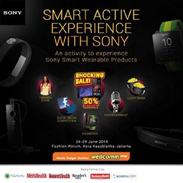 Wellcomm Gabung Dengan Sony di Event “Smart Active Experience with Sony