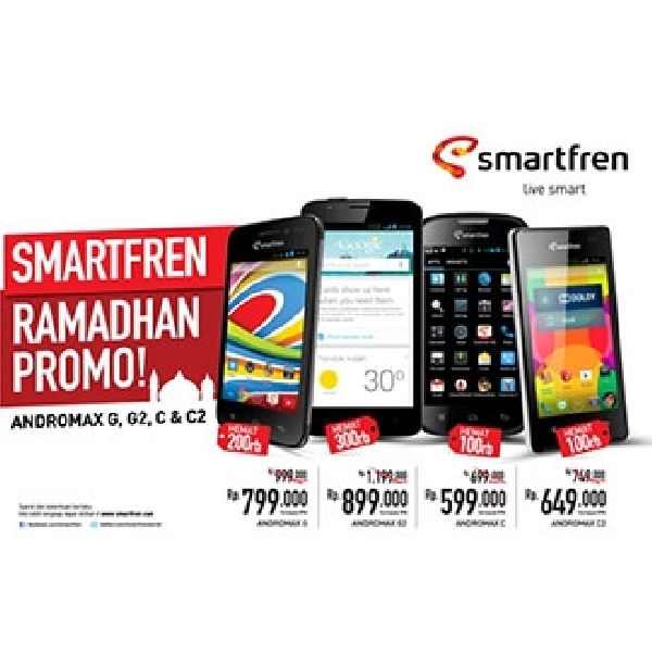 Smartfren Andromax Turun Harga Menjelang Ramadhan 2014