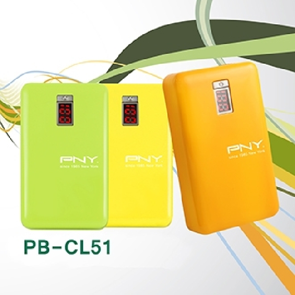 PNY PB-CL51, Powerbank Imut Dengan Pengaturan Daya Pintar