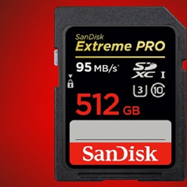 SanDisk Hadirkan SD Card Berkapasitas Terbesar di Dunia, 512 GB