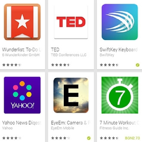 Google Susun Daftar Aplikasi Terbaik Tahun 2014